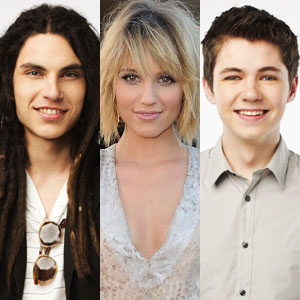 The Glee Project, Damian, Samuel, Dianna Agron The Glee Project, Damian, Samuel, Dianna Agron
